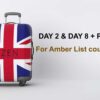 Covid-19 Day 2 and Day 8 test + pcr travel pack for Amber List country