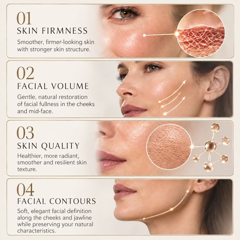 Sculptra treatment for skin firmness and facial support at ZEN Healthcare London